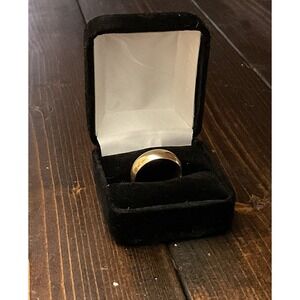 14kYellow Gold Men's  Benchmark Wedding Band Ring 5mm